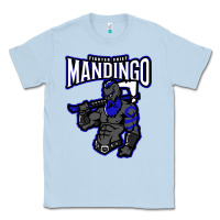 Dusty Blue mandingo fighter chief, liberian superhero, african ancestry premium t Classic Tee - linhVisuals