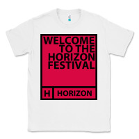 White Horizon Festival Classic Tee - linhVisuals