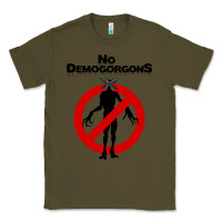 Army Green stranger no demogorgons Classic Tee - linhVisuals