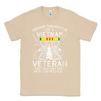 Mushroom womens proud daughter of a vietnam veteran freedom isn't free v neck t Classic Tee - linhVisuals