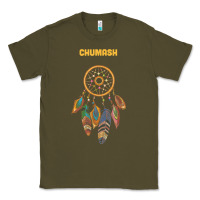 Army Green chumash tribe native american indian vintage dream catcher t shirt Classic Tee - linhVisuals
