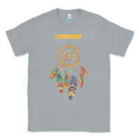 Heather Grey chumash tribe native american indian vintage dream catcher t shirt Classic Tee - linhVisuals
