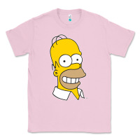 Bubblegum Pink the simpsons homer simpson face sweatshirt Classic Tee - linhVisuals