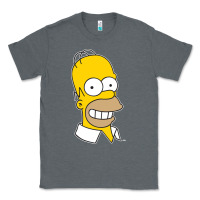 Charcoal Heather the simpsons homer simpson face sweatshirt Classic Tee - linhVisuals