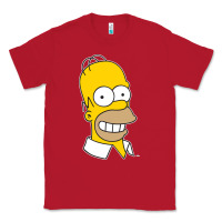 Red the simpsons homer simpson face sweatshirt Classic Tee - linhVisuals