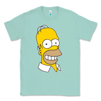 Seafoam the simpsons homer simpson face sweatshirt Classic Tee - linhVisuals