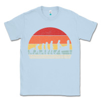Dusty Blue vintage retro evolution of the pinball lover premium t shirt Classic Tee - linhVisuals