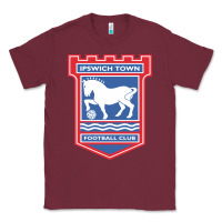 Burgundy the ipswich town Classic Tee - linhVisuals
