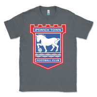 Charcoal Heather the ipswich town Classic Tee - linhVisuals