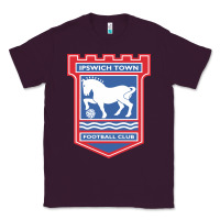 Plum the ipswich town Classic Tee - linhVisuals
