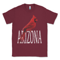 Burgundy black vintage cardinal red bird arizona az gifts premium t shirt Classic Tee - linhVisuals