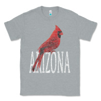 Heather Grey black vintage cardinal red bird arizona az gifts premium t shirt Classic Tee - linhVisuals