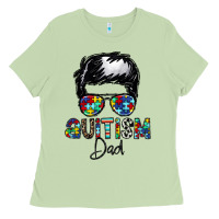 Matcha autism dad Ladies Tee - CowhideDigitalArt