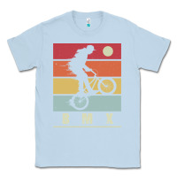 Dusty Blue bmx vintage bike fans kids gift boys bmx pullover hoodie Classic Tee - linhVisuals