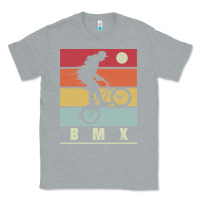 Heather Grey bmx vintage bike fans kids gift boys bmx pullover hoodie Classic Tee - linhVisuals
