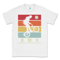 White bmx vintage bike fans kids gift boys bmx pullover hoodie Classic Tee - linhVisuals