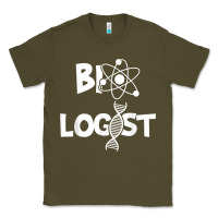 Army Green biologist   funny biology student cell science chemistry dna t shirt Classic Tee - linhVisuals