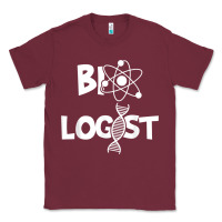 Burgundy biologist   funny biology student cell science chemistry dna t shirt Classic Tee - linhVisuals