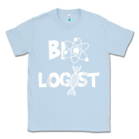 Dusty Blue biologist   funny biology student cell science chemistry dna t shirt Classic Tee - linhVisuals