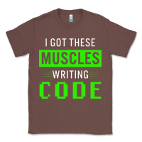Chestnut funny programmer writing code muscles meme for computer geek Classic Tee - linhVisuals