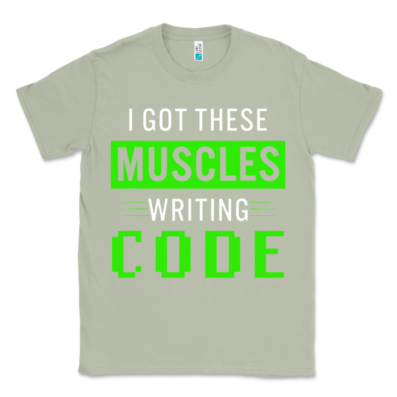 Funny Programmer Writing Code Muscles Meme For Computer Geek Classic Tee by linhVisuals | Teevron
