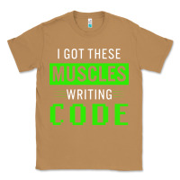 Toasted Coconut funny programmer writing code muscles meme for computer geek Classic Tee - linhVisuals