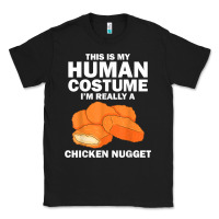 Black funny chicken nugget costume for kids fashion nugget foodie t shirt Classic Tee - linhVisuals