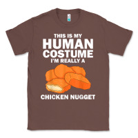 Chestnut funny chicken nugget costume for kids fashion nugget foodie t shirt Classic Tee - linhVisuals