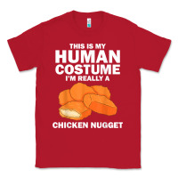 Red funny chicken nugget costume for kids fashion nugget foodie t shirt Classic Tee - linhVisuals