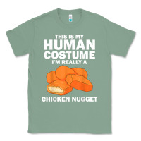 Sage funny chicken nugget costume for kids fashion nugget foodie t shirt Classic Tee - linhVisuals