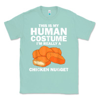 Seafoam funny chicken nugget costume for kids fashion nugget foodie t shirt Classic Tee - linhVisuals