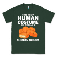 Sports Green funny chicken nugget costume for kids fashion nugget foodie t shirt Classic Tee - linhVisuals