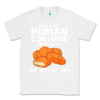 White funny chicken nugget costume for kids fashion nugget foodie t shirt Classic Tee - linhVisuals