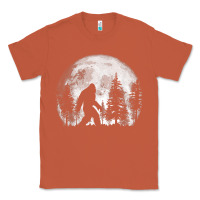 Copper bigfoot in the forest hiding at night full moon trees nature t shirt Classic Tee - linhVisuals