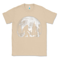 Mushroom bigfoot in the forest hiding at night full moon trees nature t shirt Classic Tee - linhVisuals
