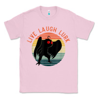 Bubblegum Pink mothman live laugh lurk Classic Tee - linhVisuals
