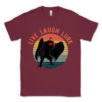 Burgundy mothman live laugh lurk Classic Tee - linhVisuals