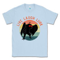 Dusty Blue mothman live laugh lurk Classic Tee - linhVisuals