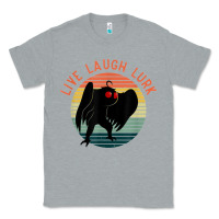Heather Grey mothman live laugh lurk Classic Tee - linhVisuals