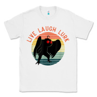 White mothman live laugh lurk Classic Tee - linhVisuals