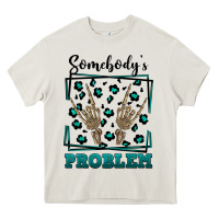 Cream Somebody's Problem Hand Skeleton Heavy Core Tee - FaDigitalArtStudio