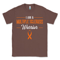 Chestnut multiple sclerosis warrior autoimmune disease orange ribbon Classic Tee - linhVisuals