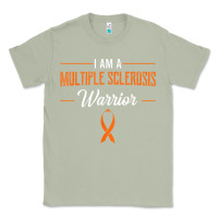 Matcha multiple sclerosis warrior autoimmune disease orange ribbon Classic Tee - linhVisuals