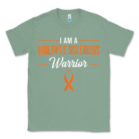 Sage multiple sclerosis warrior autoimmune disease orange ribbon Classic Tee - linhVisuals