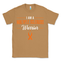 Toasted Coconut multiple sclerosis warrior autoimmune disease orange ribbon Classic Tee - linhVisuals