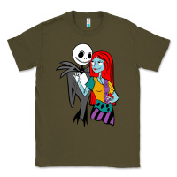 Army Green jack  and sally Classic Tee - linhVisuals