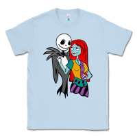 Dusty Blue jack  and sally Classic Tee - linhVisuals