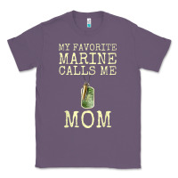 Lavender my favorite marine calls me mom Classic Tee - linhVisuals