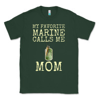 Sports Green my favorite marine calls me mom Classic Tee - linhVisuals