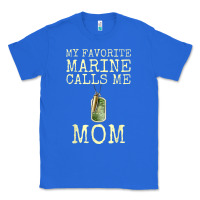 True Royal my favorite marine calls me mom Classic Tee - linhVisuals